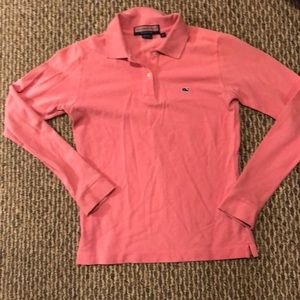 Vineyard Vines girls xs long sleeve polo